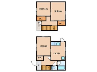 舞子坂戸建の物件間取画像